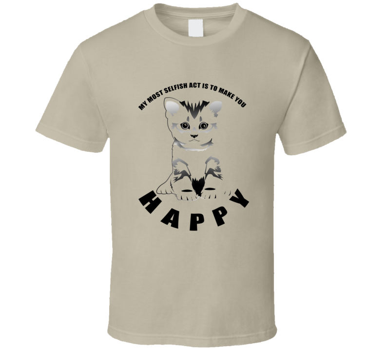 Cat Happy T Shirt